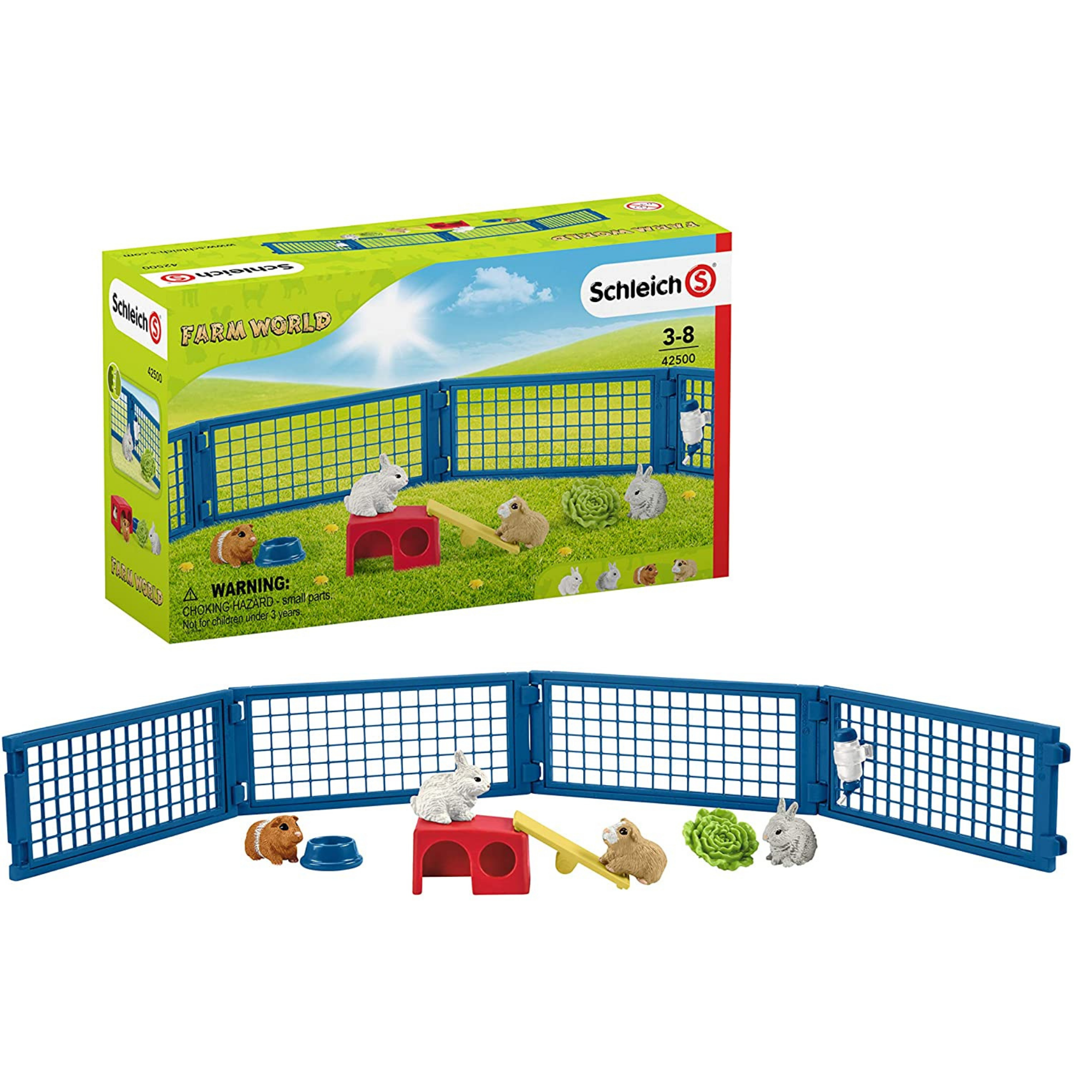 Schleich rabbit hot sale hutch set