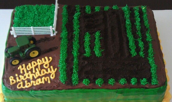 tractor cake idea