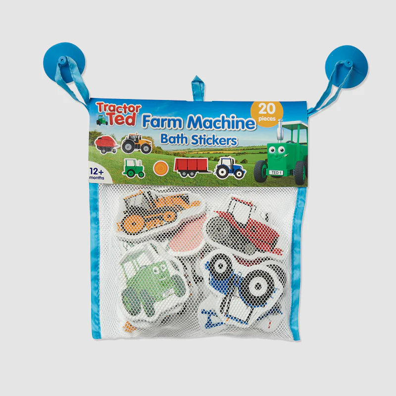 Farm Machine Bath Stickers Tractor Ted