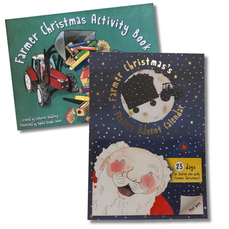 Farmer Christmas Advent & Activity Book Bundle