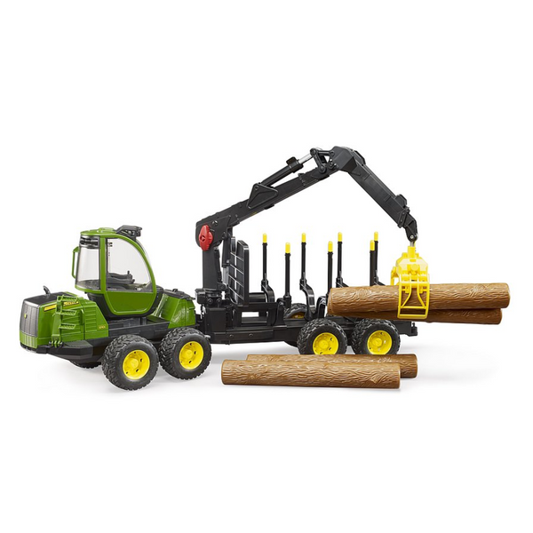 John Deere Forwarder with Grabber & 4 Logs