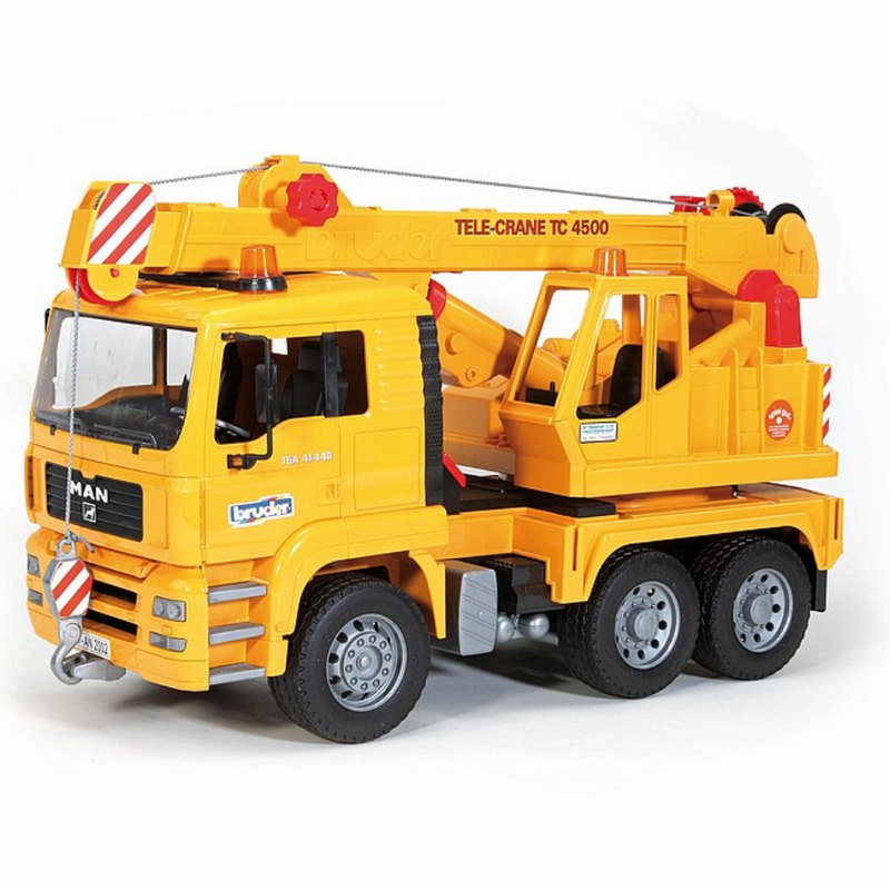 Bruder man tga crane truck on sale