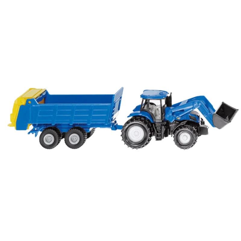 Mini New Holland with Loader & Manure Spreader