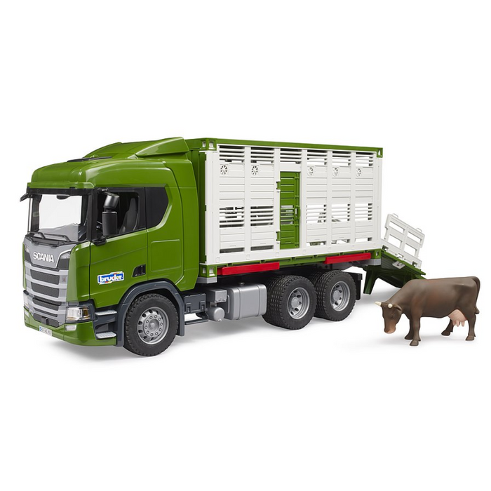 Scania Super 560R Cattle Transporter with Cow