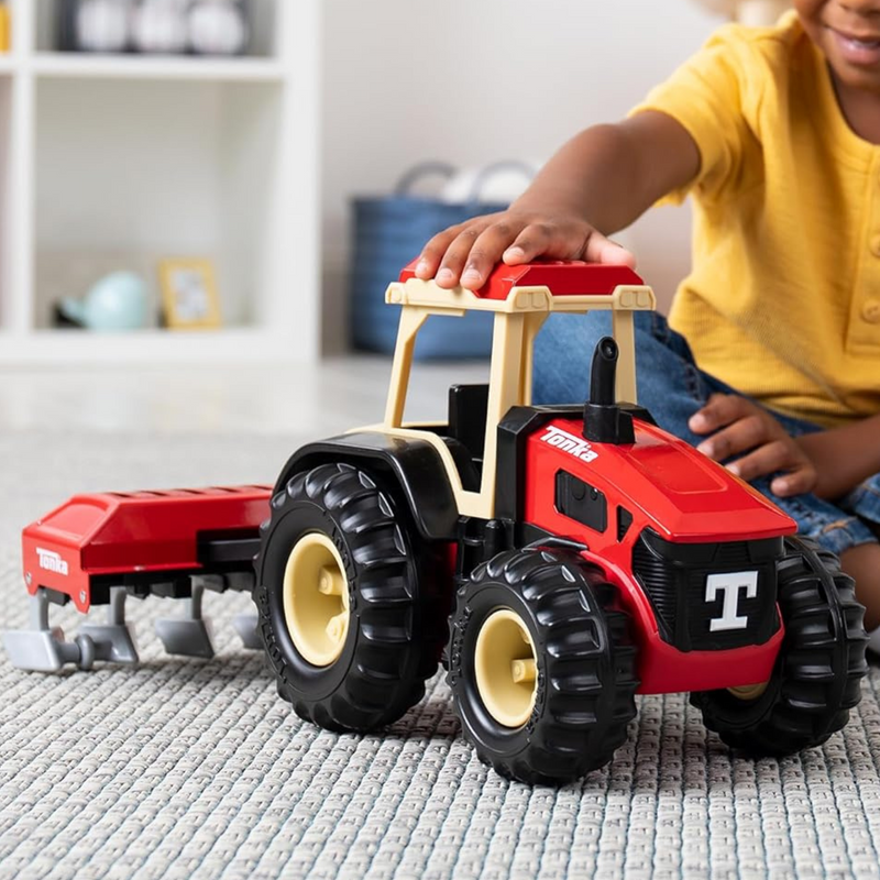 Tonka Steel Classics Tractor & Plough