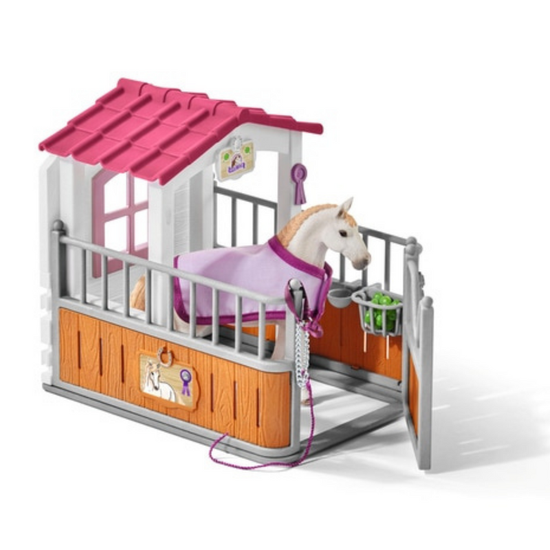 Horse Stall with Lusitano Mare Schleich Horse Club 42368