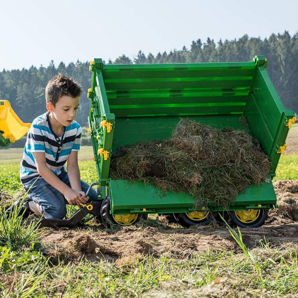 John Deere 3-Way Tipping Trailer for Pedal Tractor