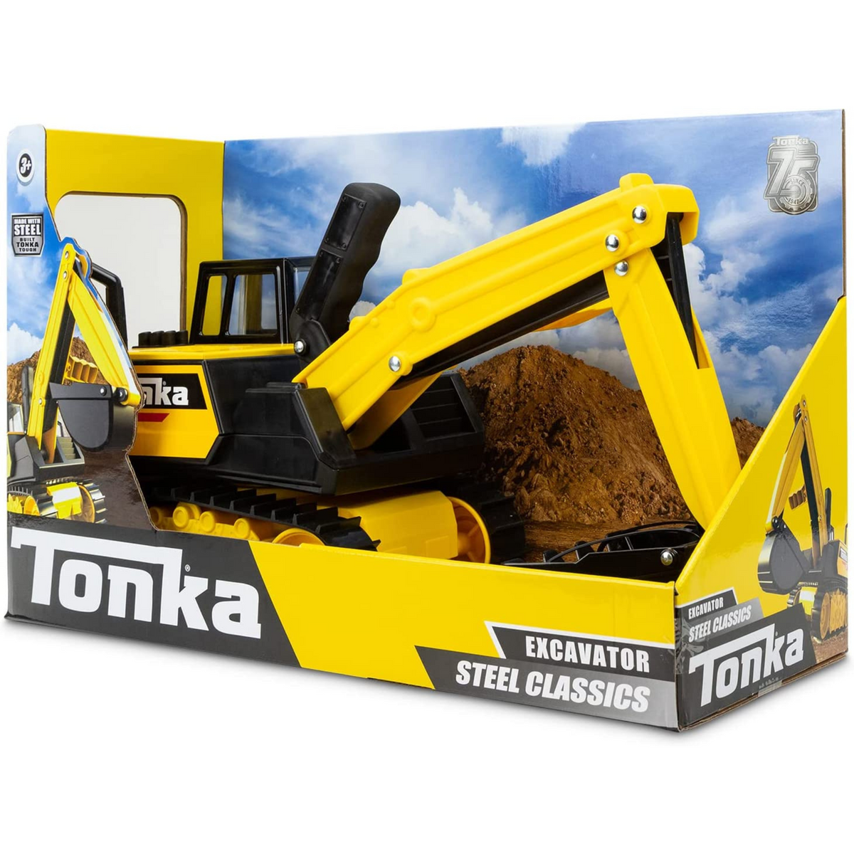 Tonka Steel cheapest Classics Toughest Mighty Excavator Truck 06183